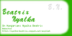 beatrix nyalka business card